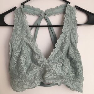 Victoria Secret’s PINK Dusty Blue Strappy Bralette